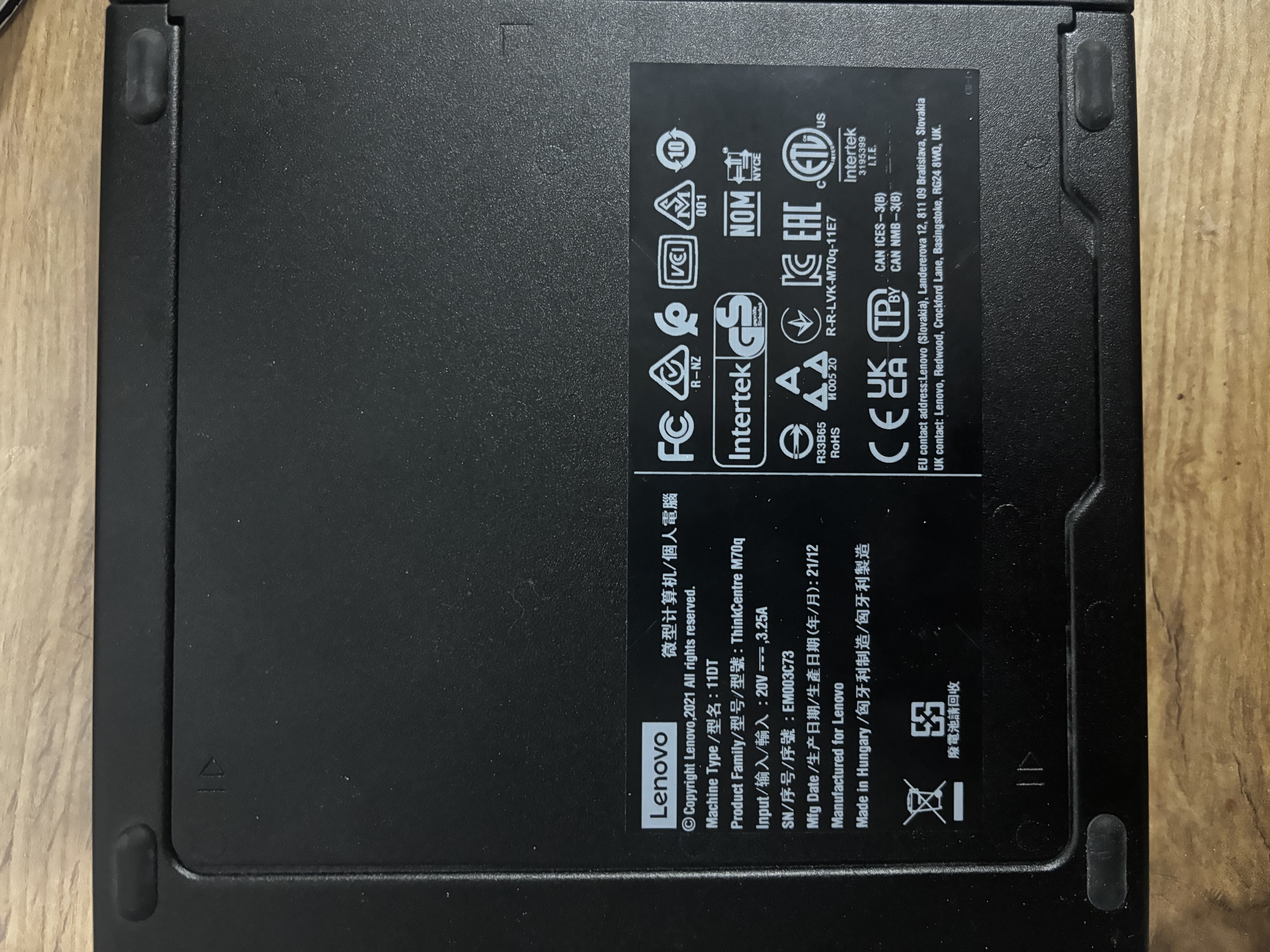 Міні ПК Lenovo ThinkCentre M70q Intel Core i5-10400T Міні ПК Lenovo ThinkCentre M70q Intel Core i5-10400T — Одесса, Украина